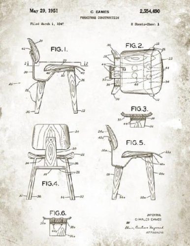 Eames Chair Patent