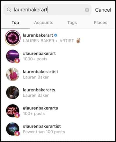 Lauren Baker Instagram Art Collector