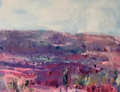 hot pink paintings, Curator’s Corner: Go bold with hot pink paintings