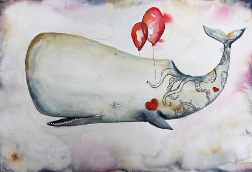 “Hipster Whale” by Evgenia Smirnova